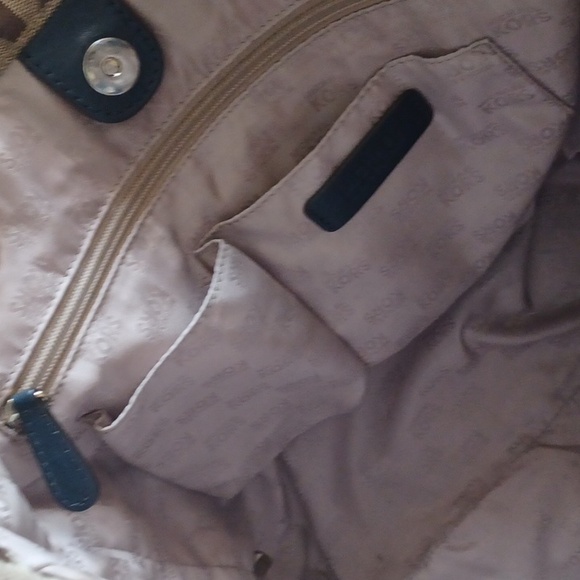 Michael Kors Brown and Black Monogram Tote - Picture 14 of 17